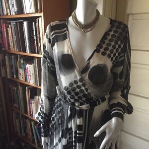 Sexy Diva long abstract dress